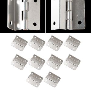 10-stcs houten doos scharnier ramen tri-voudige rechthoek 4-holes platte scharnierkast deur scharniermeubels hardware accessoires