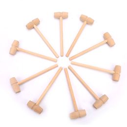 10pcs Hammer en bois Houten Hammer Mallet Hammer Scarving Tool Lederen Craft Sieraden Maken Hammer Tool 9 Vendu