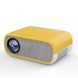 10 stks YG280 HD 1080P Mini-projector Huishoudelijke LED Draagbare Kleine Projectoren Zwart Wit Geel 3 Kleuren