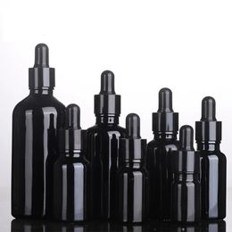 10pcslot 10ml 15ml 30ml 50ml de botellas de gotera de vidrio de vidrio Aceite esencial para contenedores de maquillaje de armaterapia de perfume 2312222