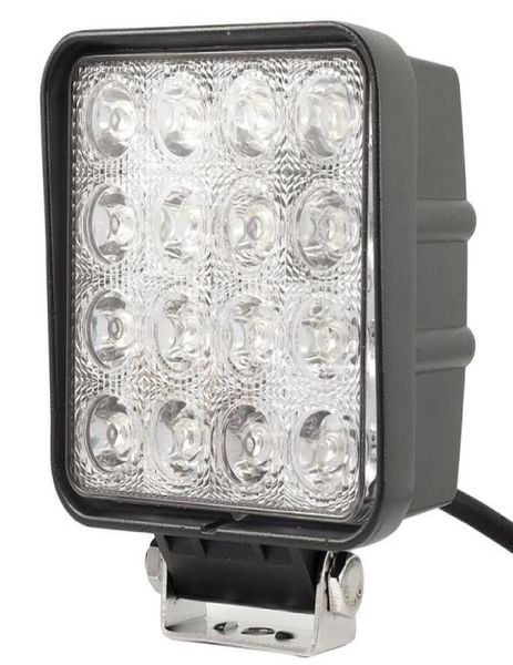 10 unidades de luz LED de trabajo de 12V 24V 48W, punto de inundación, luz antiniebla 4x4 4WD SUV, camión, barco, Jeep, lámpara LED automotriz todoterreno 7989311