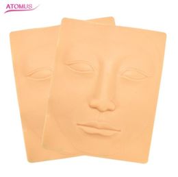 10 pcslot 3D tatouage pratique peau Silicone Pele artificiel tatouage fausse peau pour débutants Permanent Piel Sintetica Tatuaje7717899