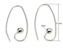 10PCSlot 925 Sterling Silver Earring Hooks Clasps Finding Componenten voor DIY Craft Sieraden Gift 08x4x12x30mm WP0685666265