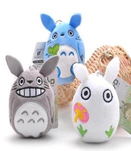 10PCSlot 9cm Mini Cartoon Totoro pluche hanger bemand zachte anime totoro key chains tas hanger Kids love speelgoed pop cadeau3702941