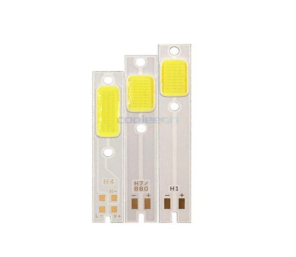 Ampoule de phare de voiture C6, puce LED COB intégrée, Source de lumière H1 H3 H4 H7 H11 9004 9005 9006 9012 880, lampe COB 1343303, 10 pièces