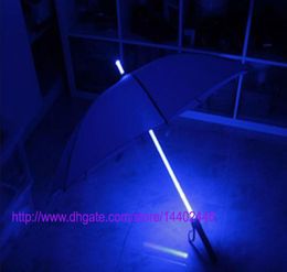 10pcslot Cool Blade Runner Light Saber LED Flash Light Umbrella Rose paraguas Botella paraguas Linterias nocturna Walkers1126044