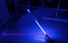 10PCSlot Cool Blade Runner Light Sabre LED Flash Light Umbrella Rose Umbrella fles Paraplu zaklamp Nacht Walkers3381348