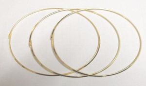 10pcslot gold plaquette de cou collier fil pour bricolage bijoux de mode artisanal 18 pouces W1985257749798096