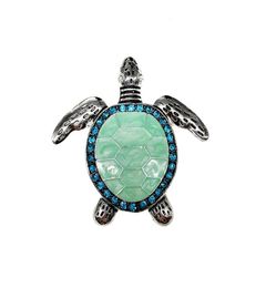 10pcslot en strass vertes Charme de pendentif de tortue pour collier mignon animal en émail marin de la mer de la mer de mer pour les bijoux de bricolage Make1877502