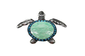 10PCSLot Groene Steentjes Schildpad Hanger Charme Voor Ketting Leuke Emaille Dier Oceaan Zeeschildpad Bedels Voor DIY Sieraden Maken7664318