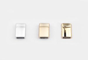 10pcslot argent mat or mat kc or fermoirs magnétiques plats pour 6x3mm cordon en cuir bracelet fabrication de bijoux matériel ac6249917