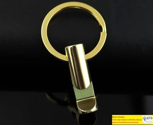 10PCSlot Mini Gold KeyChain Bottle Opener EDC Tool Keychain Keyring Keyfob Gift Key Holder Opener