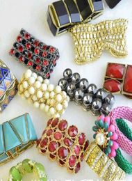 10pcslot Mix Style Bangle Pulseras para joyas de moda de bricolaje Craft CR0256381535