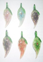 10 pcslot multicolore Murano verre pendentifs charmes pour bricolage artisanat mode bijoux cadeau PG13 Shipp72711789043386