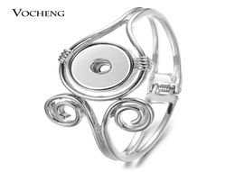 10pcslot New VoCheng Gingersnaps Bracelet Alloy Bangle Fit 18 mm CHARMS CHARMS DIY BIJOURS FEME