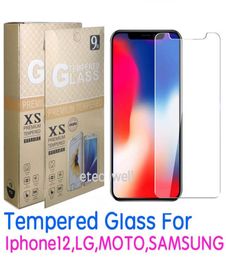 10PCSlot Tempered Glass Screen Protector Film voor iPhone 13 12 Lg Stylus 5G Samsung A22S A3 Core F22 A03S Huawei P40 033mm INDIV8434215