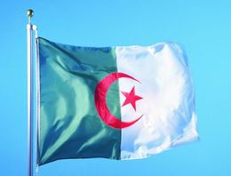 10pcslot le drapeau national 90 150cm de la bannière du drapeau algérique