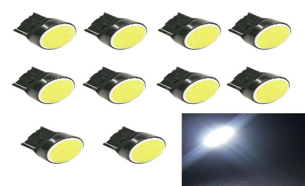 10 pcslot W21W T20 74437440 Auto Led Cob arrêt de voiture feu de recul arrière avant clignotant Led Super brillant blanc DC12V5678592