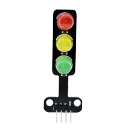 Módulo de visualización LED de luz de tráfico de 10pcsmini 5V para Arduino rojo verde amarillo 5 mm LED RGB Tráfico de tráfico