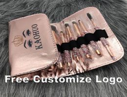 10pcSset Diamond Makeup Brushes Kit Femmes Femmes Maquillage Tool Mélange Brosse de fard à paupières Contour Contour avec Cosmetic Bag6484901