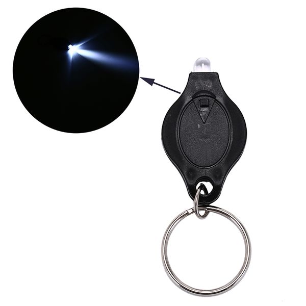 10 unids/lote Mini llavero de bolsillo linterna Micro LED Squeeze Light Camping al aire libre Ultra brillante llavero de emergencia lámpara de antorcha