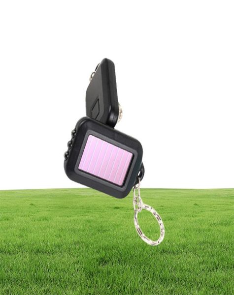 10piecslot moding solar power mini kekchain de lampe de poche avec 3 lampe solaire LED pour la randonnée Camping Camping Outdoor Lighting3037558