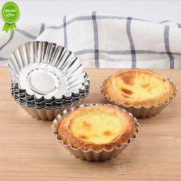 10PSC Cuisine Cuisson Moule En Alliage D'aluminium Oeuf Tarte Tasse Cupcake Gâteaux Moule Pour Pâtisserie Gâteaux Dessert Mini Cupcake Cuisson Pan Outils