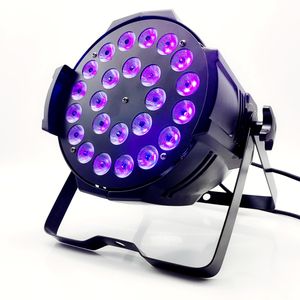 4 PZ 24x18W LED Par lumières lampe rgbwa uv 6in1 LED par lumière