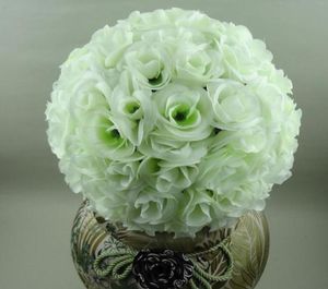 10quot25cm kunstmatige bloemen bal zijden rozen bruiloft kussen ballen pomander feest centerpieces decoratie levering6997252