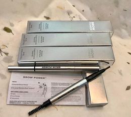 Top Kwaliteit Merkogen Make-up Brow Power Universal Brow Pencil 0.16G Look Good Feel beter Veel beter Dual-Purpose wenkbrauwpotlooddruppel schip