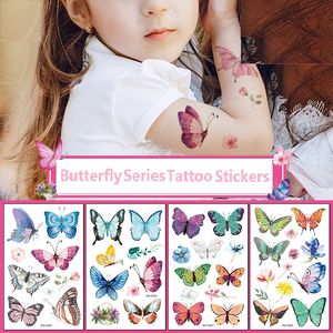 10 sheets/set Vlinder Serie Tattoo Stickers Party Tijdelijke Tattoo Stickers Vlinder stickers