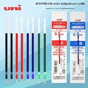 10 recharges à bille série UNI JETSTREAM 0380507mm en huile adaptées à une variété de stylos multifonctionnels papeterie 231220