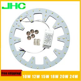 10W 12W 15W 18W 20W 24W Led-paneel Licht boord SMD 5730/5630 LED Ronde Plafond boord ronde lamp board + power driver + magnetische