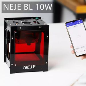 10W 450nm Mini CNC Laser Gravure Machine Smart Blue Light AI DIY Impression Sculpture