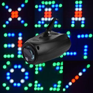 10W 64 LEDs RGBW Luz de discoteca láser efecto de escenario iluminación Auto/sonido activado DJ pista de baile proyector lámpara para lámpara de Navidad