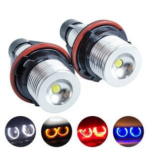 10W Angel Eye Marker LED Light 2*5W 12V White/Blue/Red/Yellow Bulb Canbus For E39 E53 E60 E61 E63 E64
