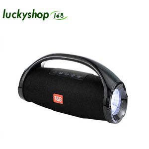 Fabric TG136 Bluetooth -luidspreker Hand Kleine God van oorlog Noordse stijl Wireless LED zaklamp Stereo -luidsprekers