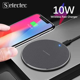 10W Snelle draadloze oplader opladen Pad Draadloze Fast Charging Dock Charger Case Power voor iPhone Samsung Huawei Telefoon Accessoire Auto