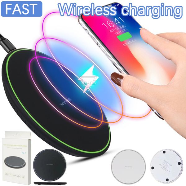 10W chargeur de charge rapide sans fil KD-1 chargeur portable pour iphone X 8 Plus Samsung Galaxy S8 plus S7 S6 Note8 tous les appareils compatibles Qi