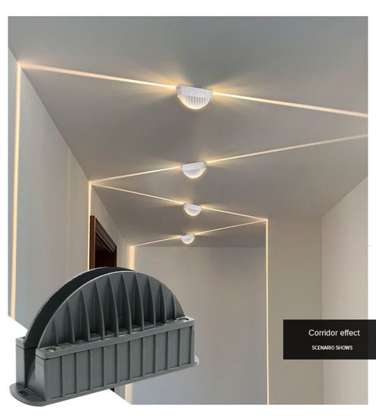 Applique murale LED 10W éclairage de seuil de fenêtre lumières décoratives 110V-220V RGB/blanc chaud/rose/vert/bleu/jaune extérieur intérieur