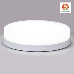 Lámpara de techo LED moderna de 6-24 W - IP44 impermeable redonda empotrada montaje en superficie iluminación porche pasillo blanco frío (paquete de 20)