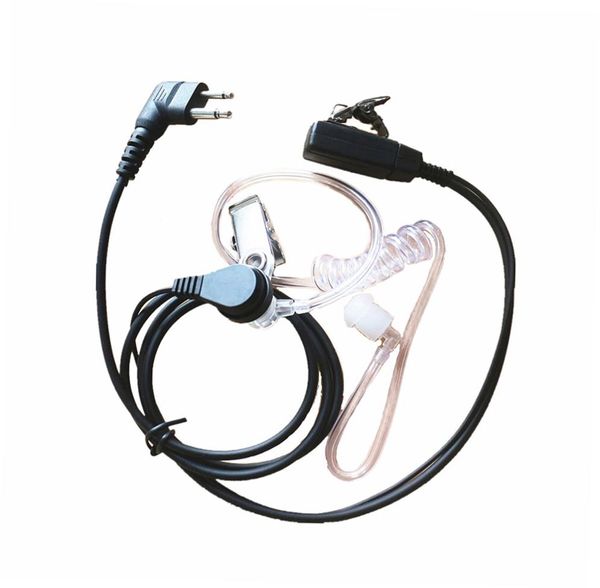 10x2 broches sécurité secrète Tube d'air acoustique écouteur micro PTT pour Motorola Radio bidirectionnelle talkie-walkie RDU2020 BPR40 CP110 1594568