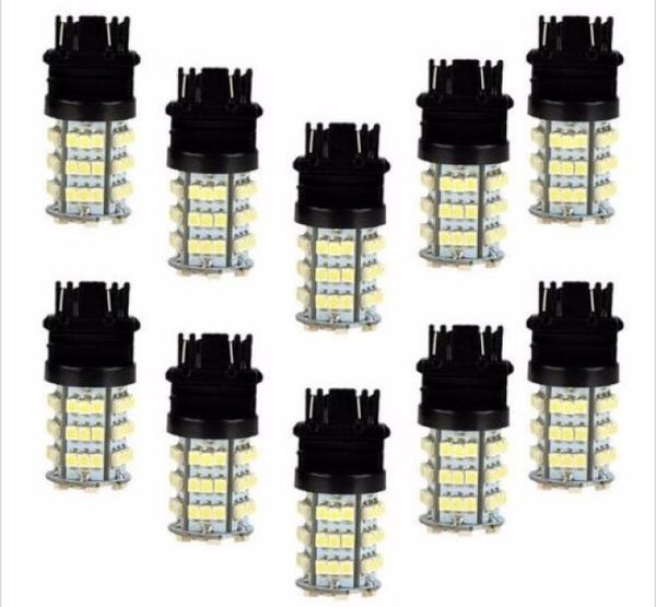 10X 3156 3157 6000K xénon blanc feux arrière queue 54SMD LED ampoules de voiture 5cm blanc 12v ampoules de voiture 5231850