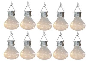 Ampoules solaires 10x ampoules extérieures jardin imperméable camping suspendu lampe à lampe à lad lampe de lampe suspendue pour la maison à la maison Noël H5050903