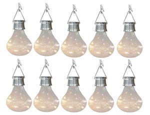 Ampoules solaires 10x 10x jardin imperméable du camping de lampe à LED suspendue Globe de pendaison de lampes suspendues pour la maison de Noël H9918829