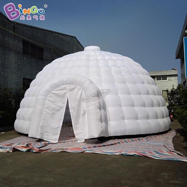 10x10x4.5mh (33x33x15ft) Great express giant gonflable igloo dome tente aérien de camping soufflé marquee pour la fête de la fête des jouets sports