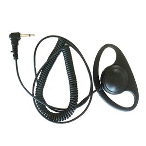 Gancho para la oreja en forma de D de 3,5mm, solo para escuchar, auricular, micrófono para Motorola Radio Walkie Talkie HT1000 PR1500 JT1000 MTS2000