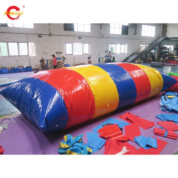 Catapulta de agua inflable gigante para actividades al aire libre, almohada de juego para parque acuático, salto extremo, 10x3m, 32,8x10 pies, envío gratis