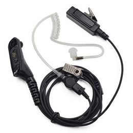Covert Acoustic Tube Oortelefoon Headset voor Motorola Radio GP328D GP338D + XIR P8200 P8208 P8260 P8268 DGP4150 DGP6150 XPR6300 XPR6350 XPR6500 XPR6550 XPR6580