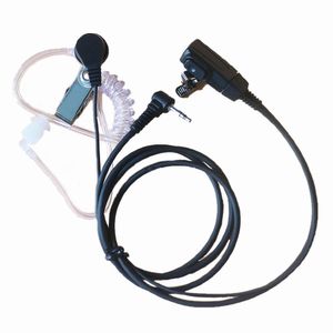 10pcs 2,5mm 1Pin Acústico Covert Air Tube Fone de ouvido Microfone PTT para Motorola Talkabout Rádio portátil TLKR T60 T80 T3 T4 T5 MD200 MB140R Walkie Talkie